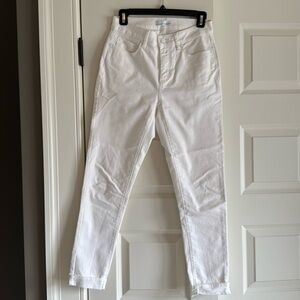 Loft White Skinny Jeans 25